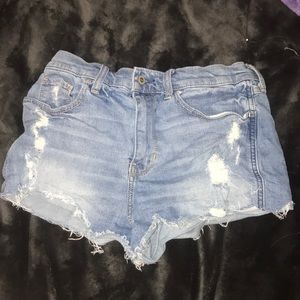 Hollister jean shorts